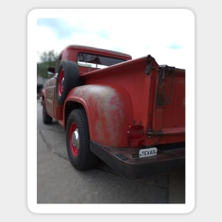 Vintage Fire Chief Truck Sticker